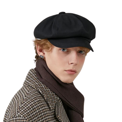 Solid Casual Newsboy Cap