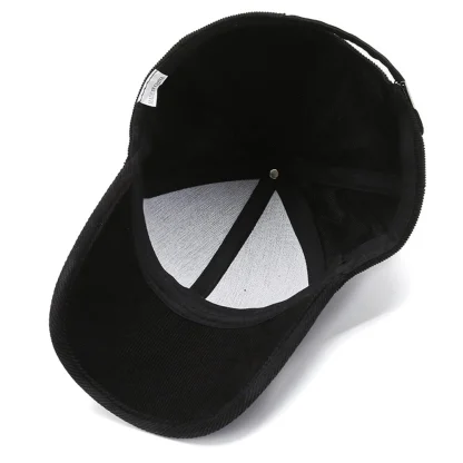 Adjustable Solid Baseball Cap - Image 5