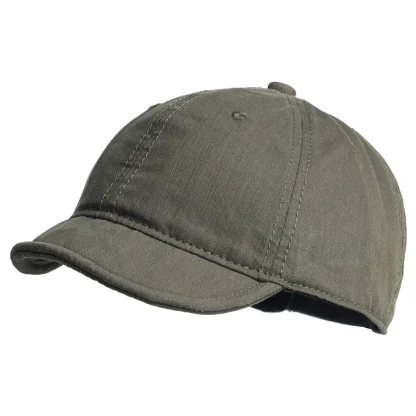 Short Brim Vintage-style Cap