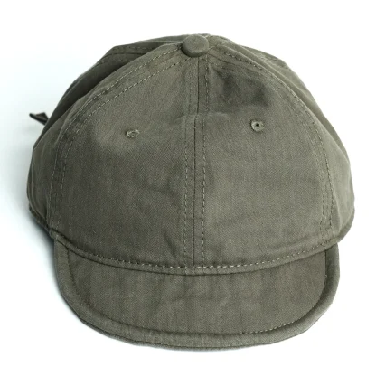 Short Brim Vintage-style Cap - Image 2
