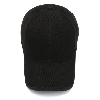 Adjustable Solid Baseball Cap - Image 3