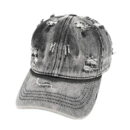Washed Denim Baseball Hats - Image 5