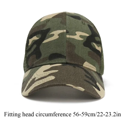 Camouflage Mesh Baseball Hat - Image 7