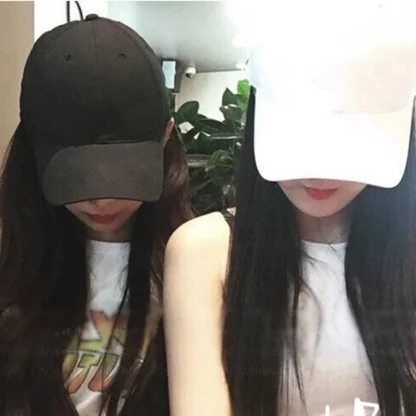 Solid Adjustable Baseball Hats - Image 7