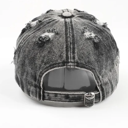 Washed Denim Baseball Hats - Image 4