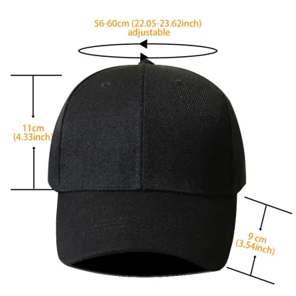 Casual Solid Baseball Hats - Image 6