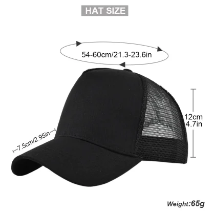 Mesh Snapback Baseball Hats - Image 7