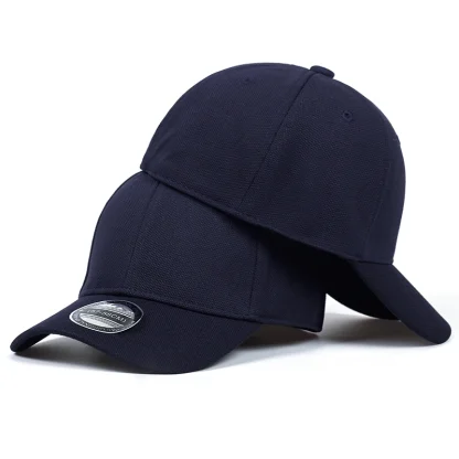 Solid Fitted Baseball Hats - Image 3
