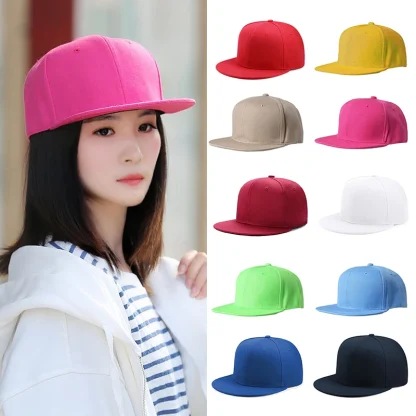Solid Hip Hop Snapback Caps - Image 7