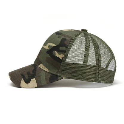 Camouflage Mesh Baseball Hat - Image 2