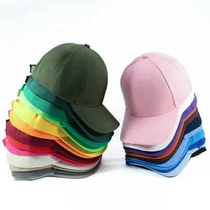 Casual Solid Baseball Hats - Image 5