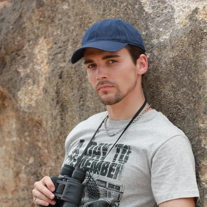 Adjustable Solid Baseball Hat - Image 4