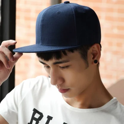 Solid Hip Hop Snapback Caps - Image 3