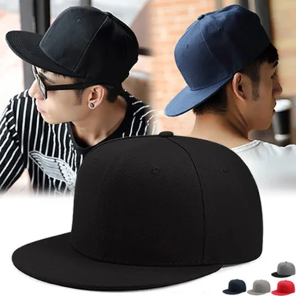 Solid Hip Hop Snapback Caps - Image 5