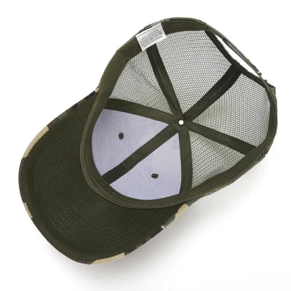 Camouflage Mesh Baseball Hat - Image 4