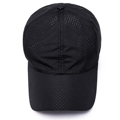 Solid Breathable Baseball Hats - Image 4