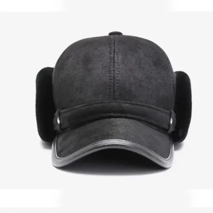 Solid Earflap Warm Hat - Image 2