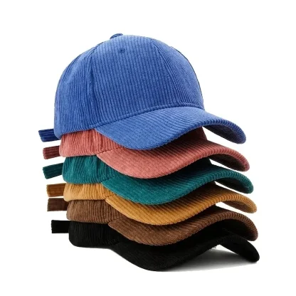 Corduroy Adjustable Baseball Hats - Image 5