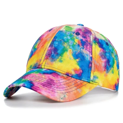 Colorful Tie Dye Baseball Hats - Image 2