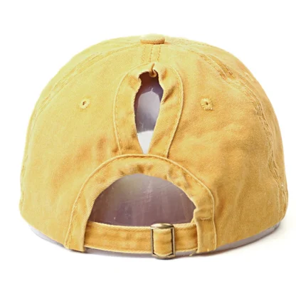 Hollow Out Ponytail Baseball Caps - Image 2
