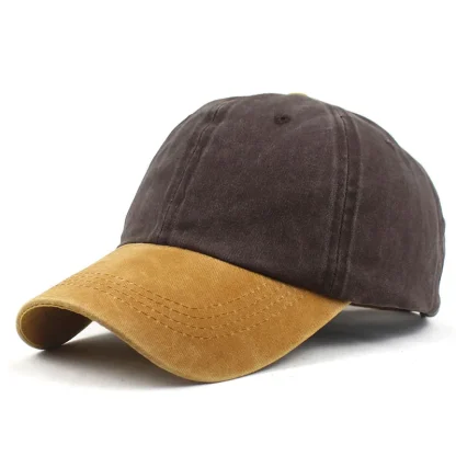 Color Block Acid Wash Hats