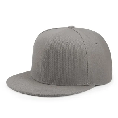 Solid Hip Hop Fitted Caps - Image 3