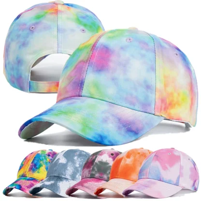 Colorful Tie Dye Baseball Hats - Image 7