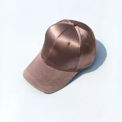 Shiny Solid Baseball Hats - Image 4