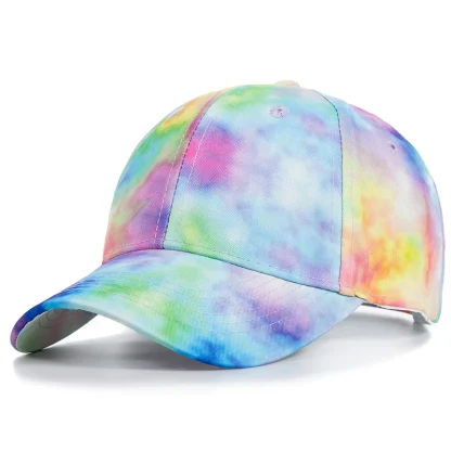 Colorful Tie Dye Baseball Hats