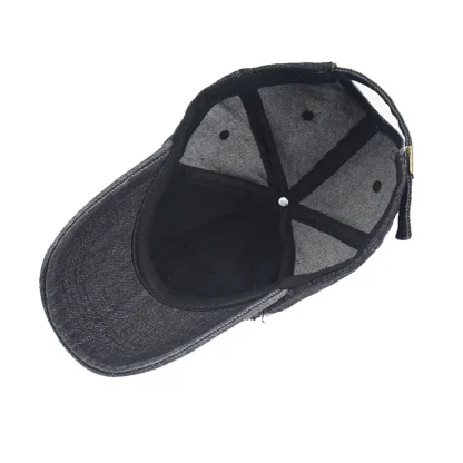 Ripped Denim Baseball Hat - Image 6