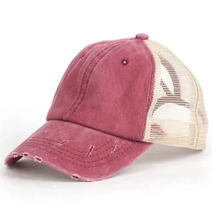 Ripped Acid Wash Trucker Caps - Image 5