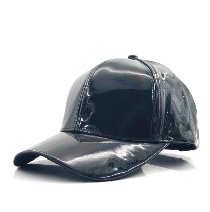 Glossy Iridescent Baseball Caps - Image 5