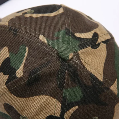 Camouflage Unisex Baseball Caps - Image 4