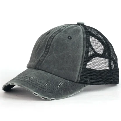 Ripped Acid Wash Trucker Caps - Image 4