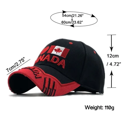 Embroidered Canada Baseball Cap - Image 7
