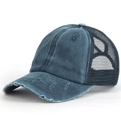 Ripped Acid Wash Trucker Caps
