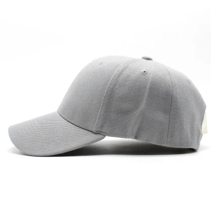 Solid Unisex Baseball Hats - Image 2