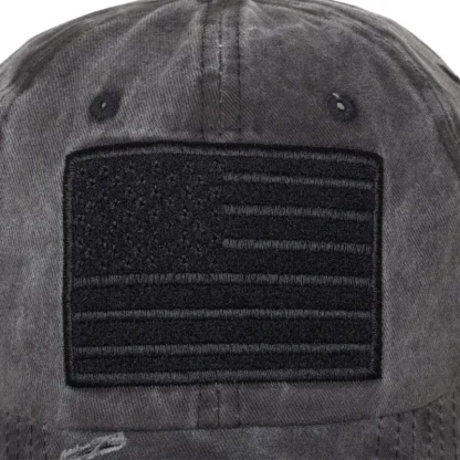 Embroidered USA Flag Cap - Image 3