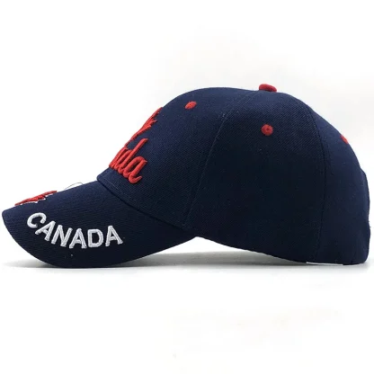 Embroidered Canada Baseball Cap - Image 3
