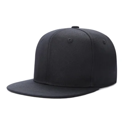Fitted Flat Brim Color Block Caps - Image 3