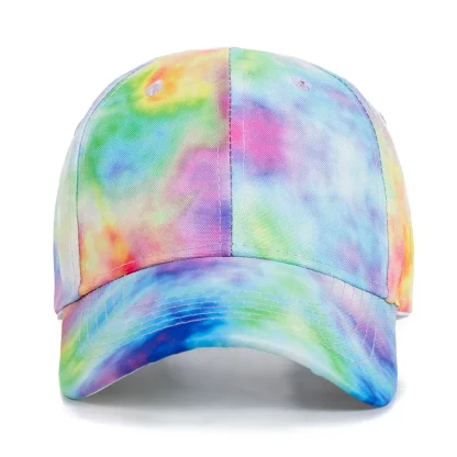 Colorful Tie Dye Baseball Hats - Image 3