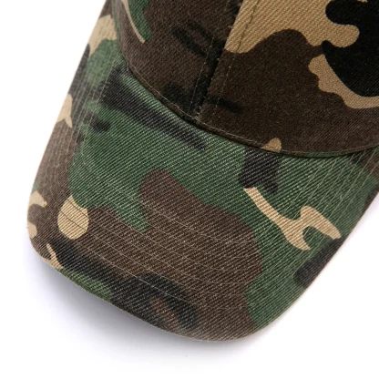 Camouflage Unisex Baseball Caps - Image 3