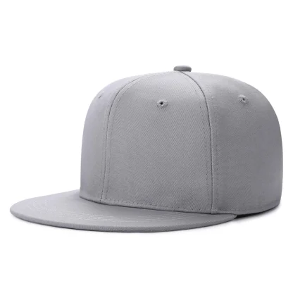 Fitted Flat Brim Color Block Caps - Image 5