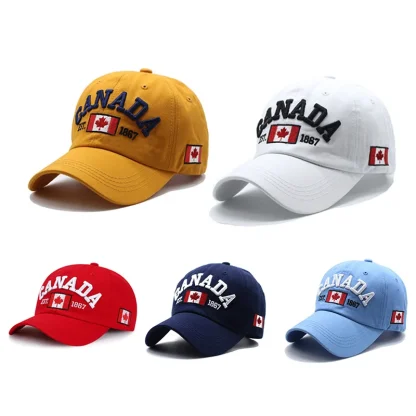 Embroidered Canada Baseball Hat - Image 6