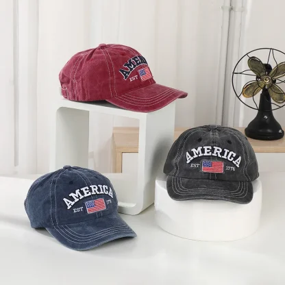 Retro American Baseball Caps - Image 4