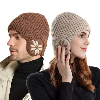 Warm Knit Earflap Hats - Image 6