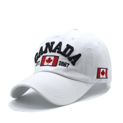 Embroidered Canada Baseball Hat - Image 4