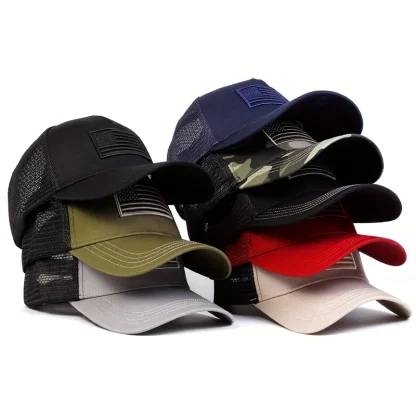 American Flag Trucker Caps - Image 6