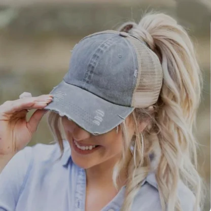Vintage-style Pony Trucker Cap - Image 2