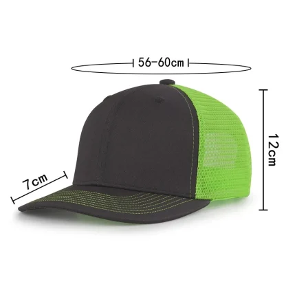 Color Block Trucker Hats - Image 7